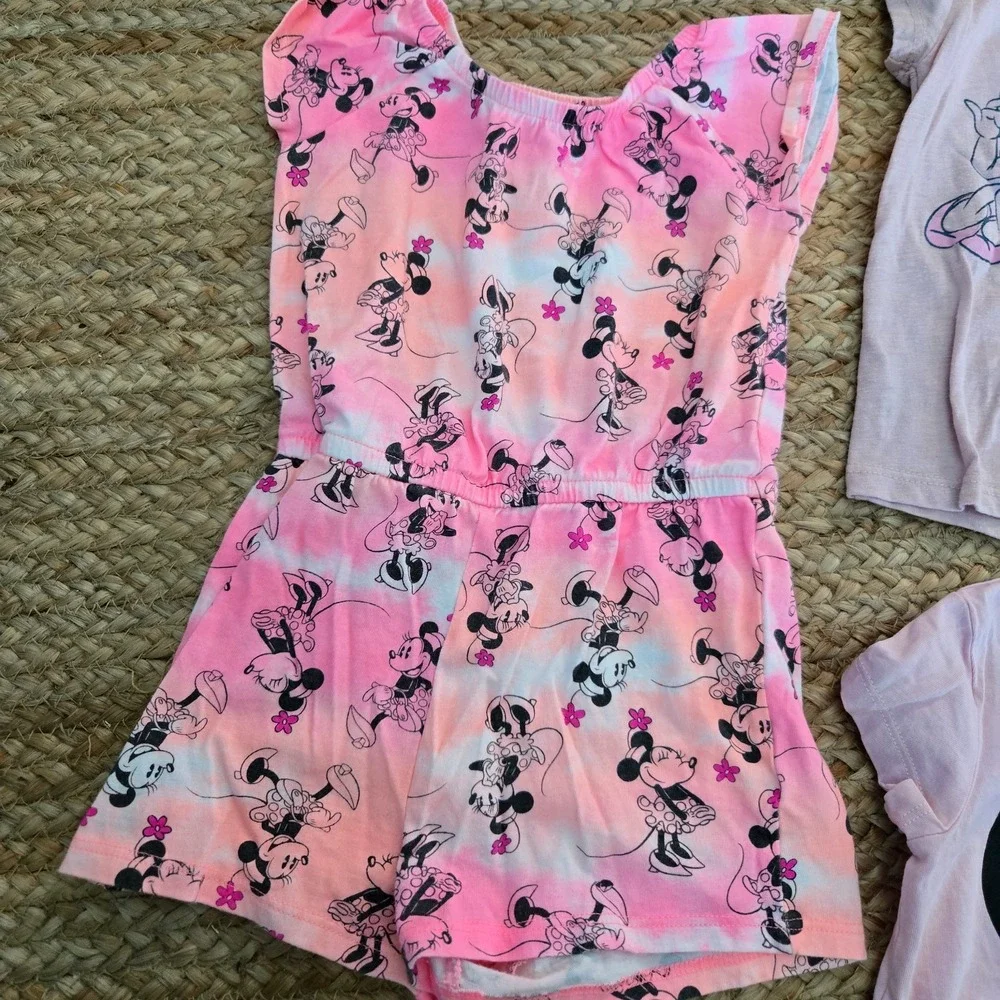 Disney and H&M Pink Minnie Mouse T-Shirt, Shorts and Matching Sets Size 2T/24mos